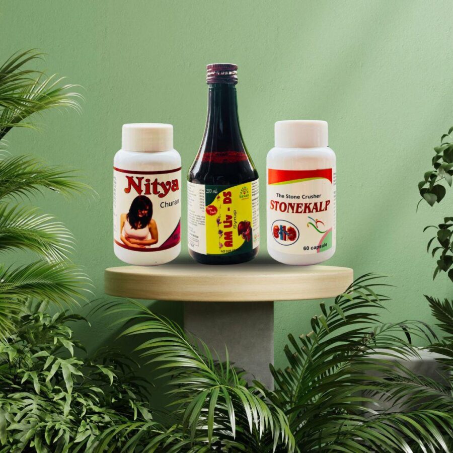 combo-nitya-churan-am-liv-ds-syrup-stonekalp-capsule