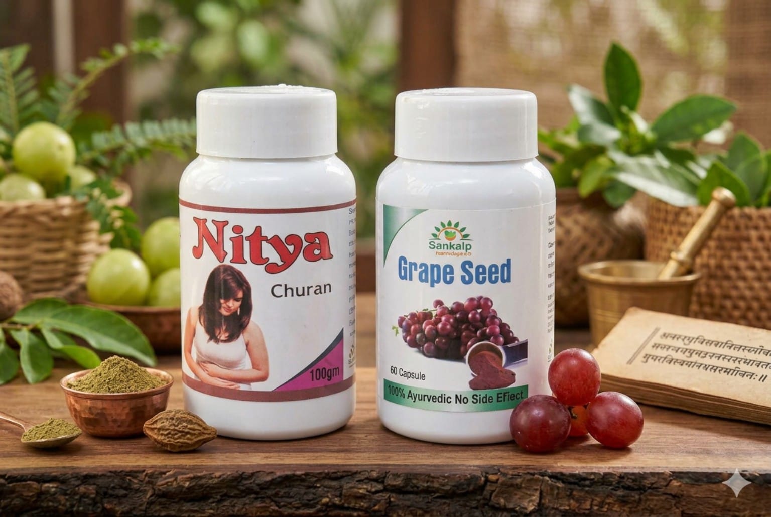 Nitya Churan & Grape Seed Combo