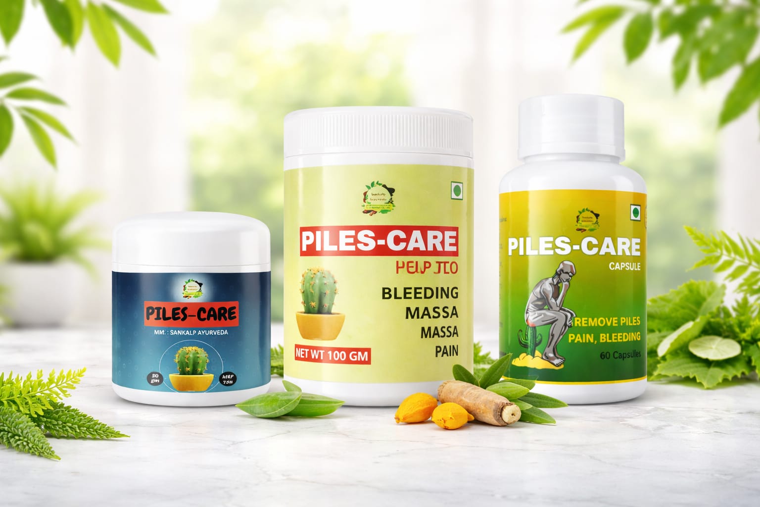 Combo of Piles Care Capsule & Powders